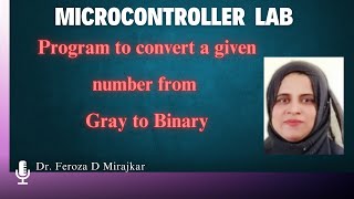 Program to convert Gray code number to Binary Number