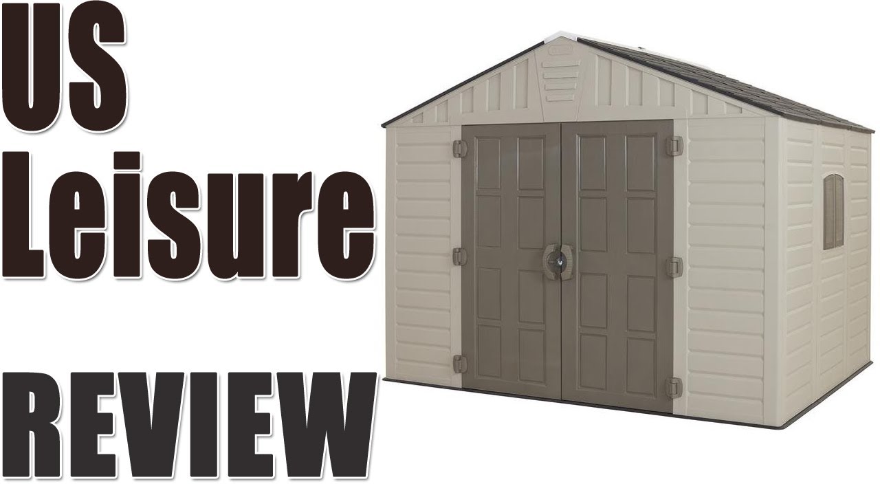 US Leisure 10 Ft X 8 Ft Stronghold Resin Shed Review YouTube