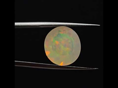 Вставка для ювелірних виробів мексиканский опал Камінь природний для створення прикрас 4 ct, видео 1