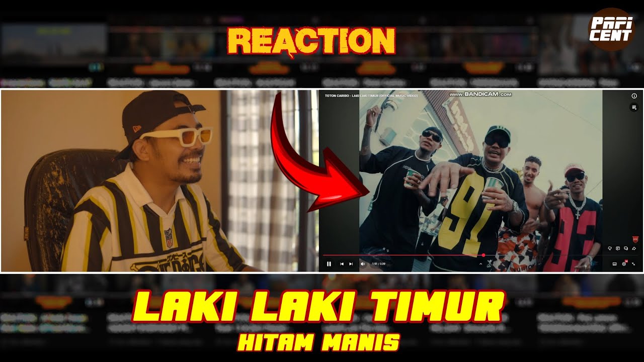 REACTION || TOTON CARIBO - LAKI LAKI TIMUR (MV) TRENDINGKAN !!!