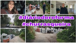 Vlog/Fomos na fábrica de churrasqueira/almoço/aos poucos tudo esta se transformando 