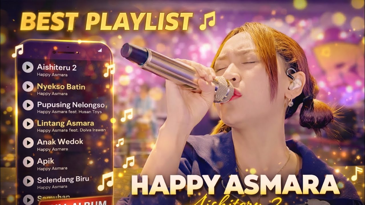 HAPPY ASMARA - AISHITERU NELONGSO, NYEKSO BATIN #happyasmara #dangdut #artisdangdut #lagutop 