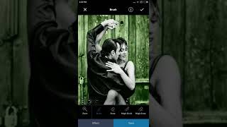 Adjust images using Brush in LightX Photo Editor for Android screenshot 3