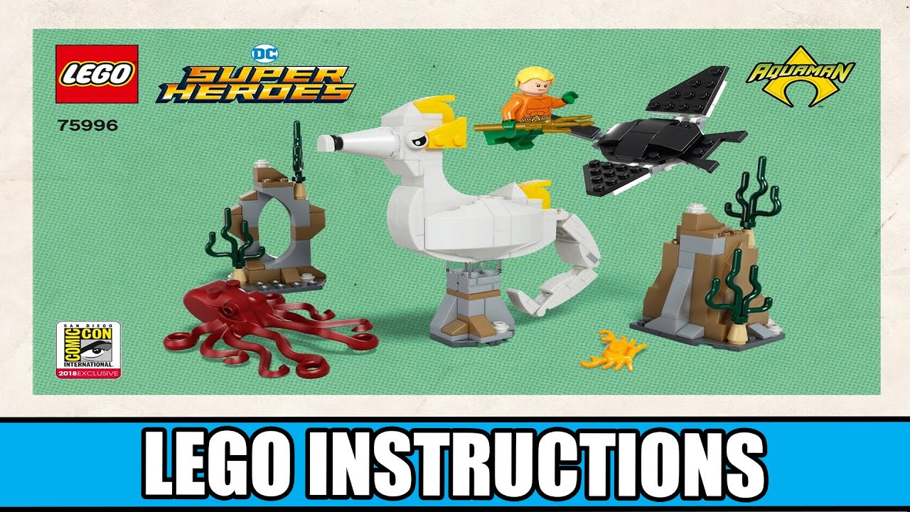 LEGO Instructions - DC Comics Super Heroes - 75996 - Aquaman and