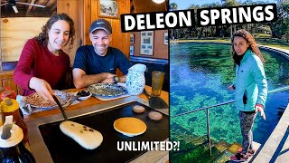 Pancake Heaven at DeLeon Springs State Park | Florida