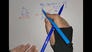 semi-equilateral triangle