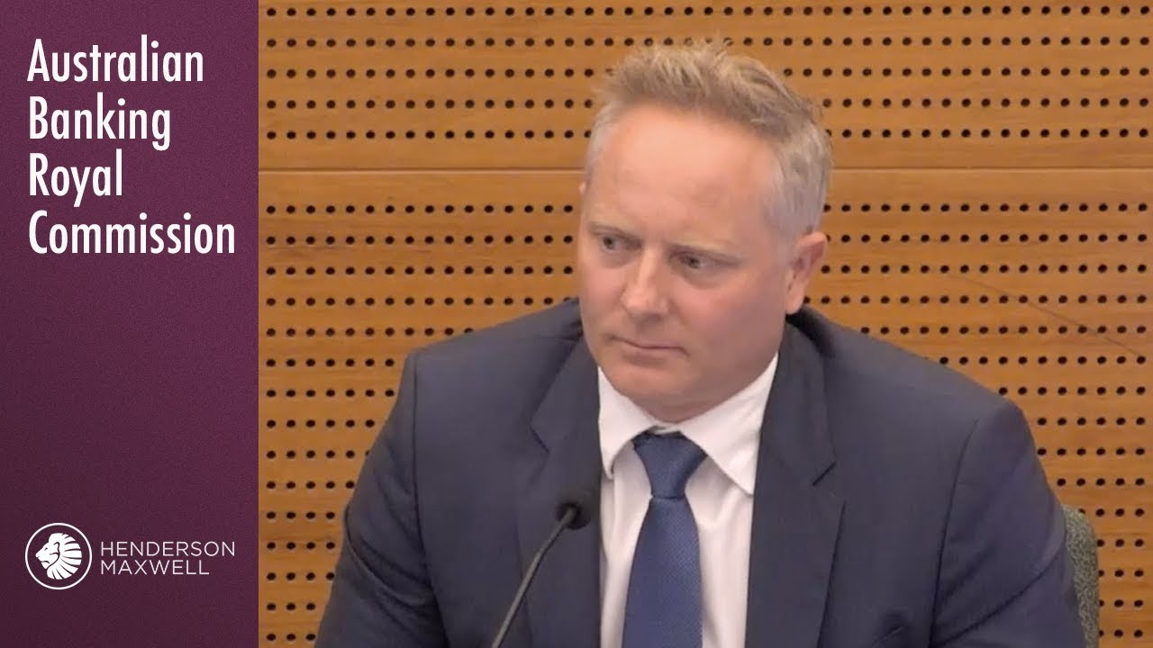 A celebrity financial planner testifies at the Banking Royal Commission YouTube