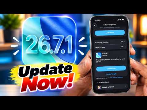 iOS 26.7.1 Update Released | Why You Should Update Now