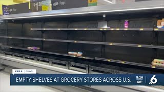 Here's why stores are having trouble keep shelves stocked