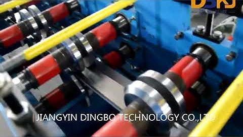 Stud & Track Roll Forming Machine Testing Video, Dingbo Metal Stud Making Machine