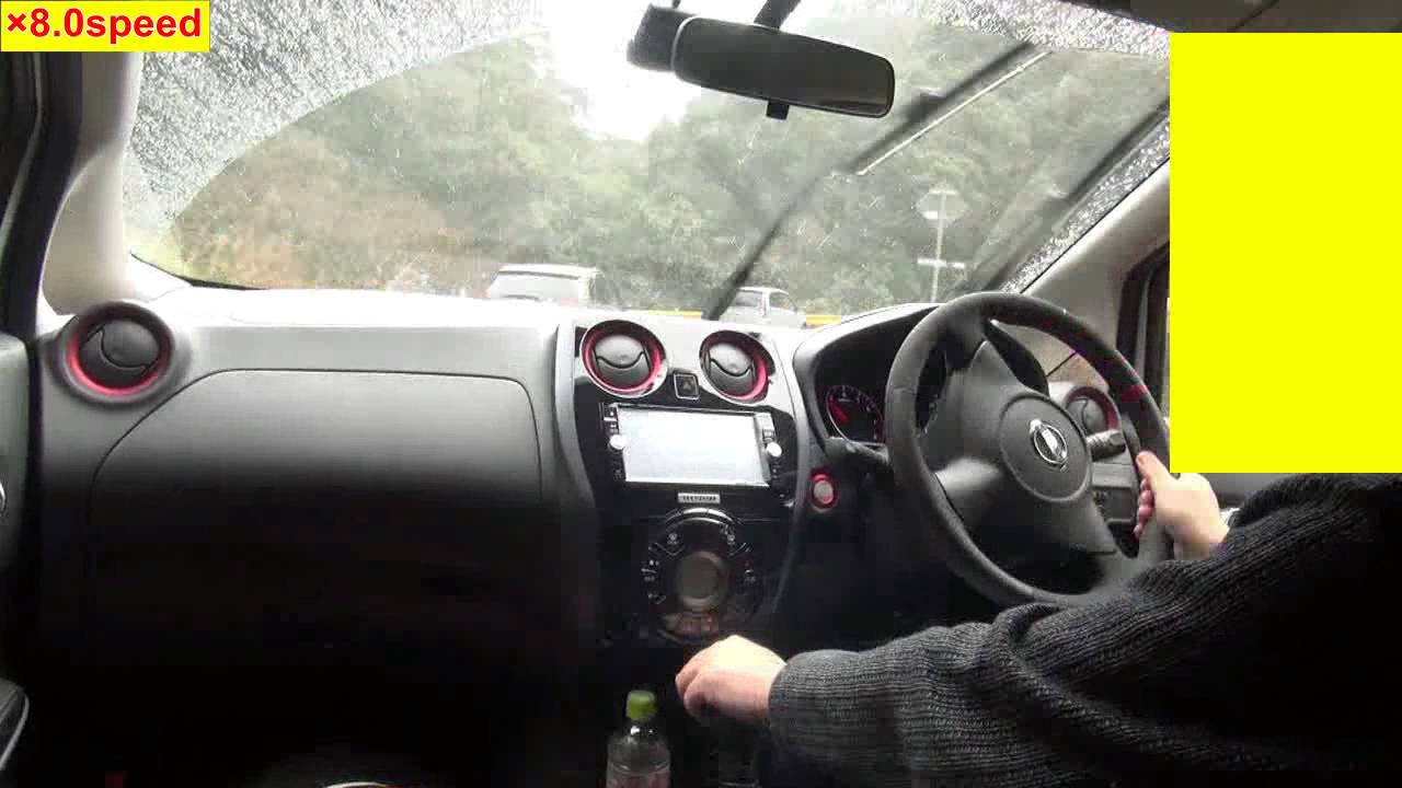 5speed Manual Transmission Car Nissan Note Nismo S マニュアル車運転 8倍速 Youtube