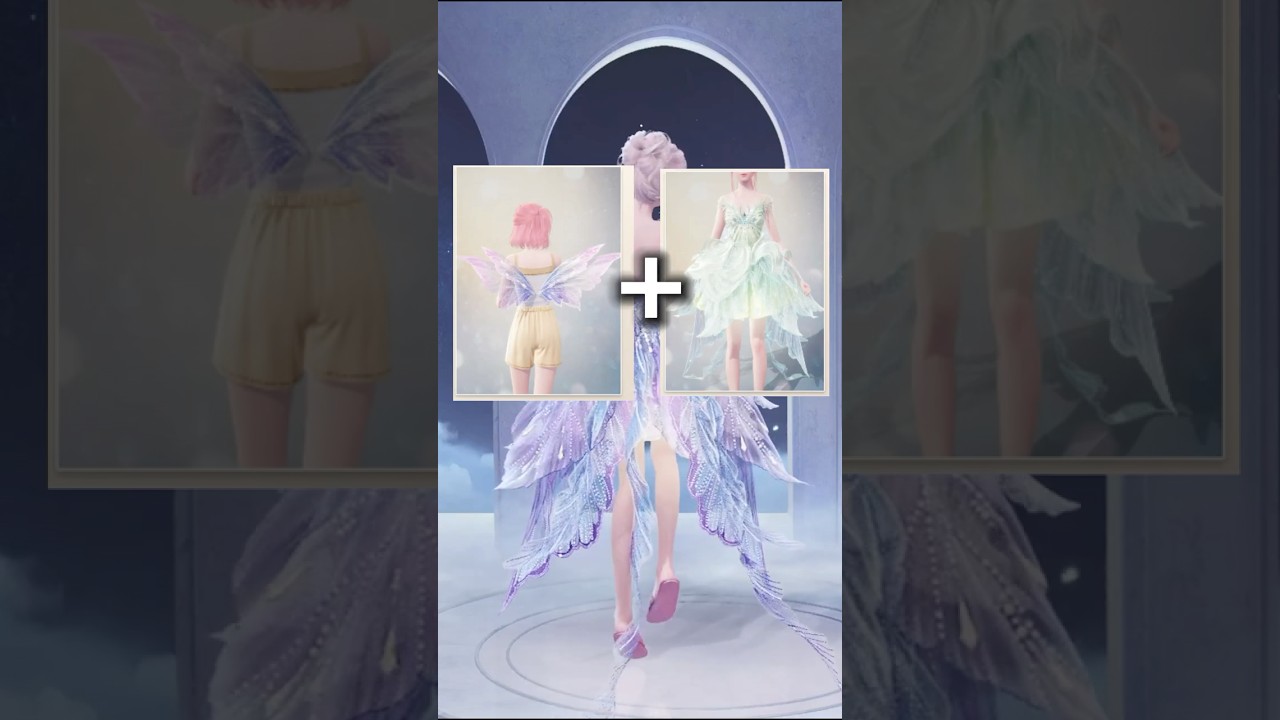 Try This Now! 💜 5⭐ Custom Big Butterfly Wings Illusion 🦋 - Infinity Nikki V2.1