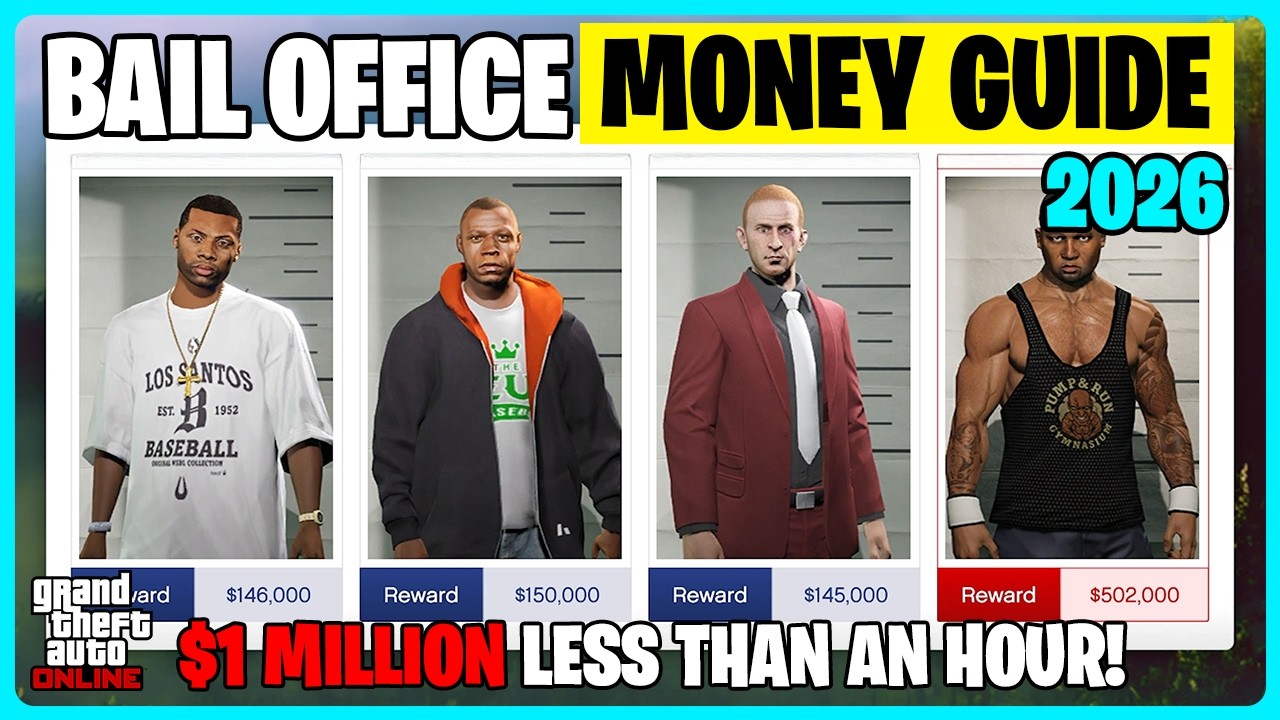 Bail Office Money Guide 2026 GTA Online YouTube Maxresdefault