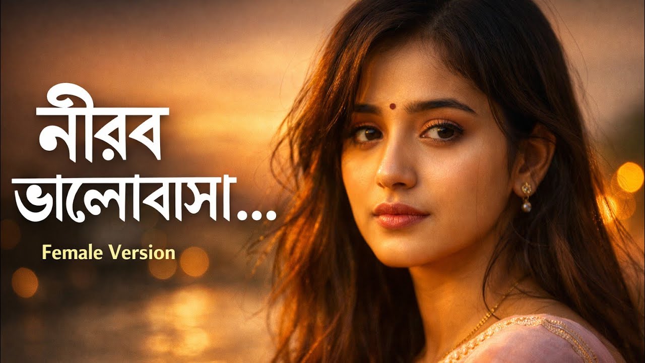 নীরব ভালোবাসা | Female Version | Bangla Romantic Song 2026 | Love Story Bangla | Sad Emotional Song