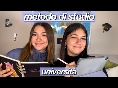 METODO DI STUDIO UNIVERSITÀ🎓🗒️