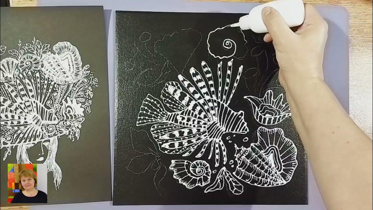 Трафареты для акриловых рисунков