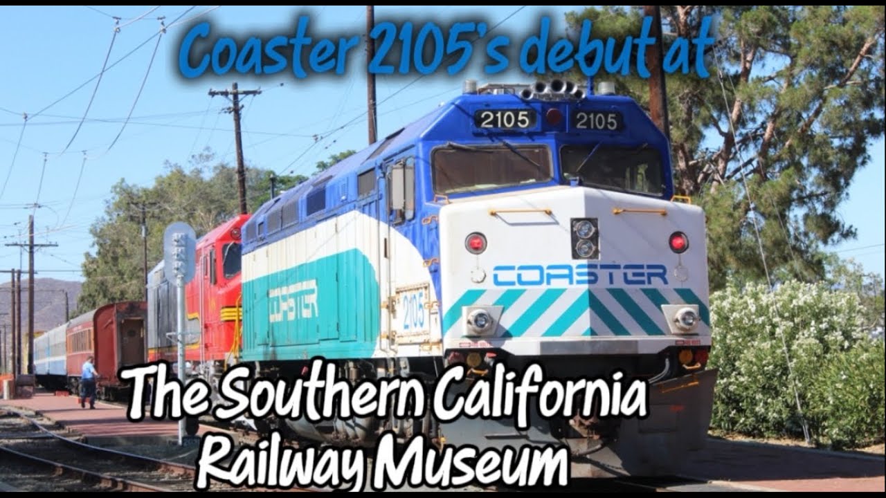 Coaster MK F40PHM-2C 2105's Debut at The Southern California Railway Museum (AMAZING K5LA!)