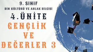 9. Sınıf Din Kültürü Ve Ahlak Bilgisi, 4. Ünite, Gençlik Ve Değerler 3