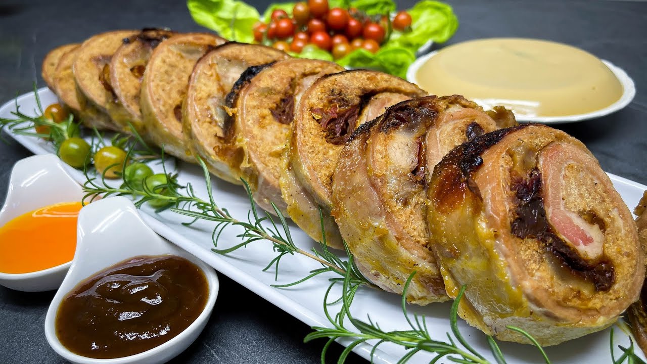 Como hacer sobrebarriga rellena al trapo - como preparar matahambre relleno al trapo