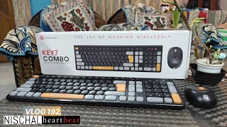 Portronics Key7 Combo Wireless Keyboard &amp; Mouse Set | NISCHAL heartbeat Vlog Ep- 192