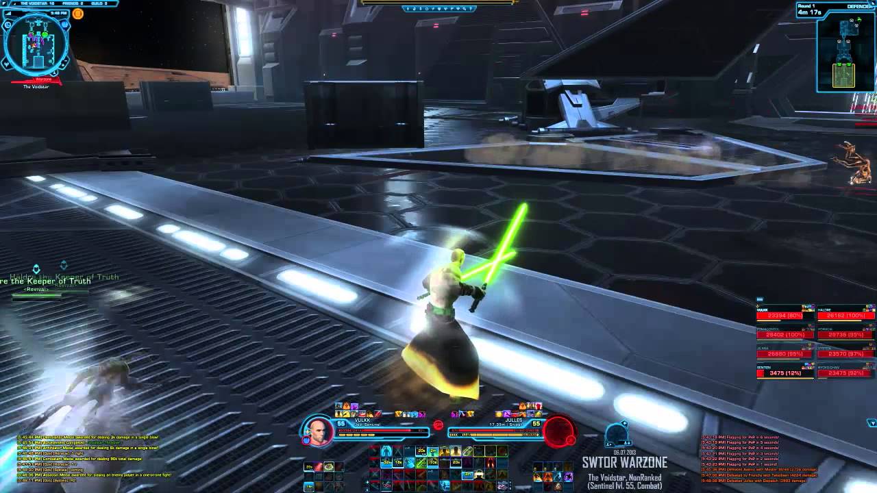 SWTOR PvP - The Voidstar 06.07.2013 (lvl 55 Sentinel, Combat Spec)