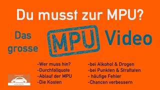 Das grosse MPU Video. Alles wissenswertes rund um das Thema MPU in einen Video.