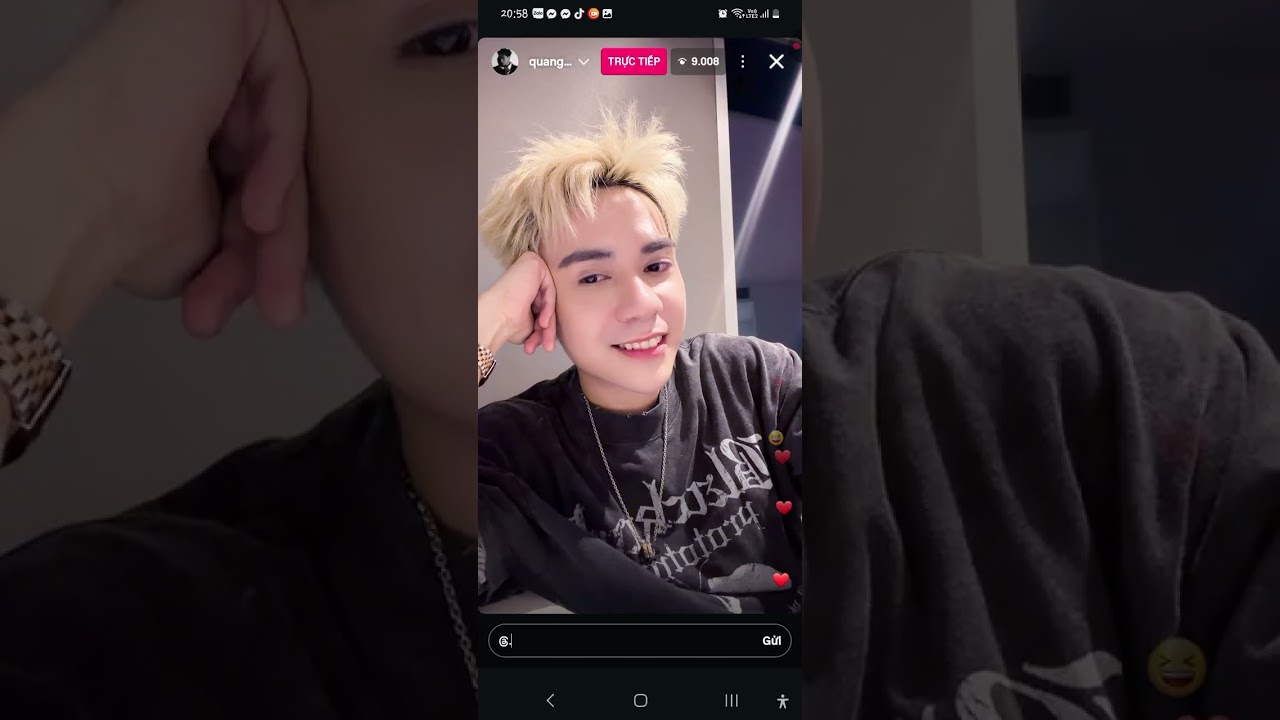Quang Hùng MasterD live Instagram 