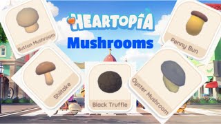 Heartopia Common Mushrooms
