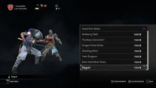 For Honor aramusha all executions