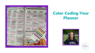 Color Coding Your Planner