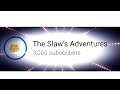 Happy 1st birthday The Slaws and congratulations on 3000 subscribers 🎉