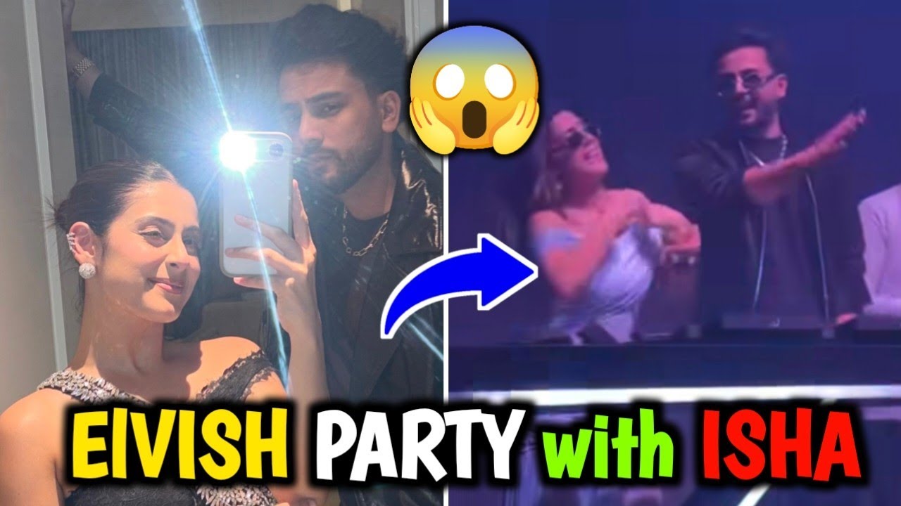 Omg😱 Isha Malviya New Year Party Celebrated with Elvish Yadav in Goa | 