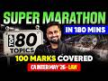 Top 80 Law Topics 🔥 | CA Inter May 2026 | Most Important Topics | CA CS Shantam Gupta