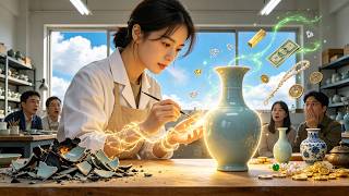 【NEW💥】Future Eye Turns Broken Antiques Into Billions For Dumped Wife! #drama #shortdrama