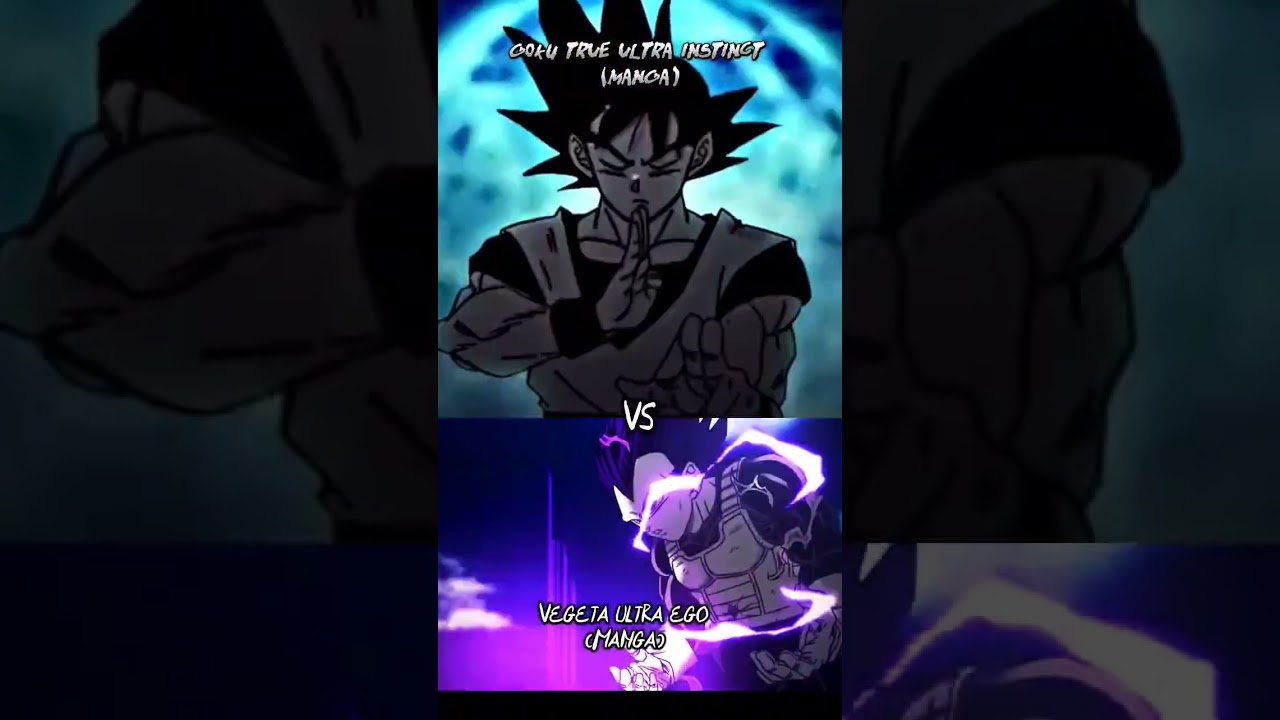 Goku TUI (Manga) vs Vegeta ultra ego ( Manga)
