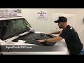 Decal Installation Jeep JL wrangler Hood Blackout decal installation Signs4trucks2go Video n20