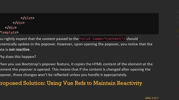 Solving the Bootstrap Popover Content not Reactive Issue in Vue 2