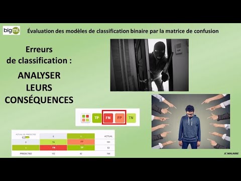Conséquences des erreurs d'un modèle de classification binaire