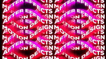 After Effects Kinetic Echo Text Animation Without Plugins