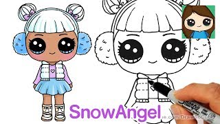 How to Draw Snow Angel | LOL Surprise Doll screenshot 2