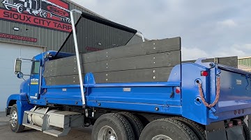 Electric Dump Truck Tarp System, up to 24