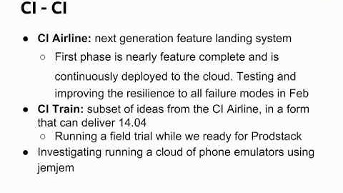 Continuous Integration