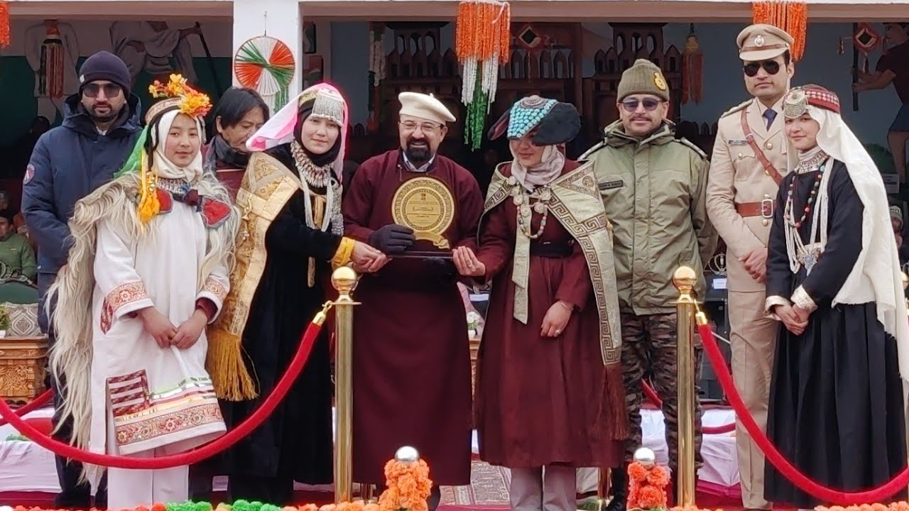 Церемония награждения и вручения призов | Празднование 77-го Дня Республики | Каргил