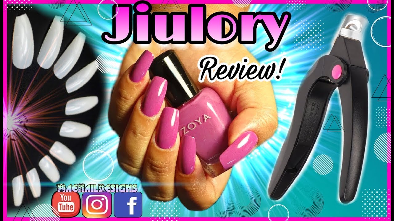 💅JIULORY Full Cover Nails & Cutter Review | 