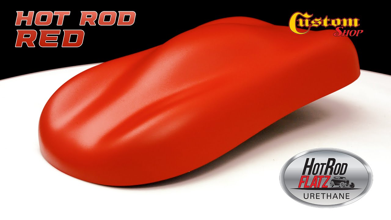 Hot Rod Red - Medium, Urethane Auto Flat Paint, Gallon Kit — TCP
