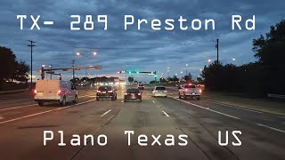 A Morning Driving On Preston Rd From Frisco To Plano TX-289 Driving Tour Oct 2025 TEXAS US