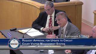 Board of County Commissioner Open Session Morning of Thursday, September 5, 2019
