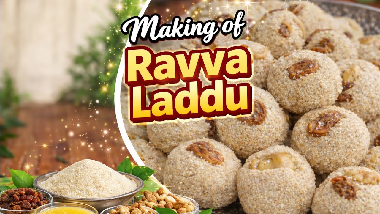 Ravva Laddu in 10 Minutes! ⏱️ - YouTube
