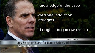 Jury seated in Hunter Biden's felony firearm trial