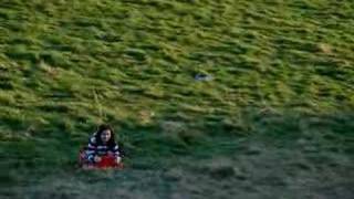 Grass Sledging on the downs